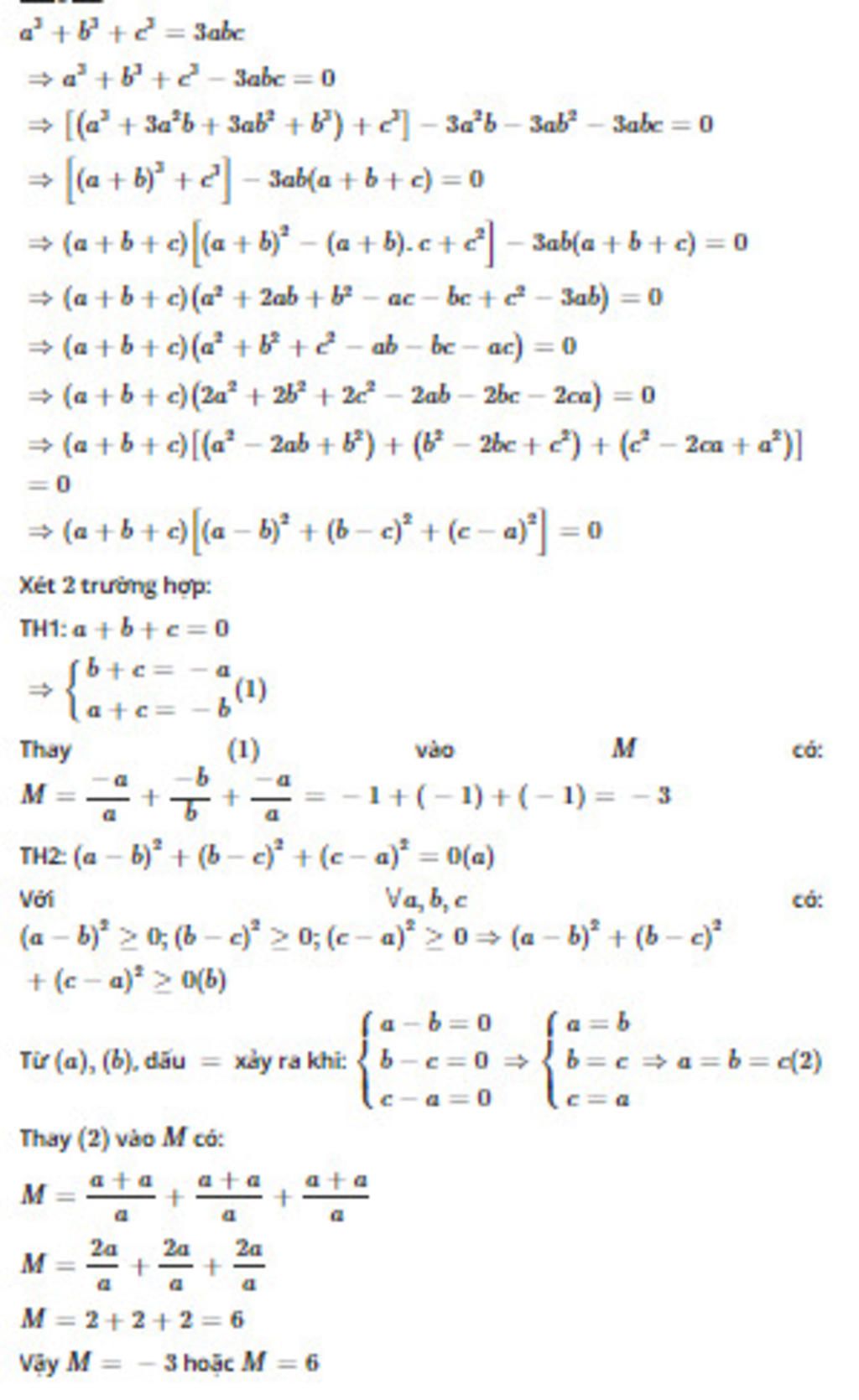 Cho A 3 b 3 c 3 3abc V A b c Kh c 0 T nh Gi Tr C a M b c a a cho-a-3-b-3-c-3-3abc-v-a-b-c-kh-c-0-t-nh-gi-tr-c-a-m-b-c-a-a