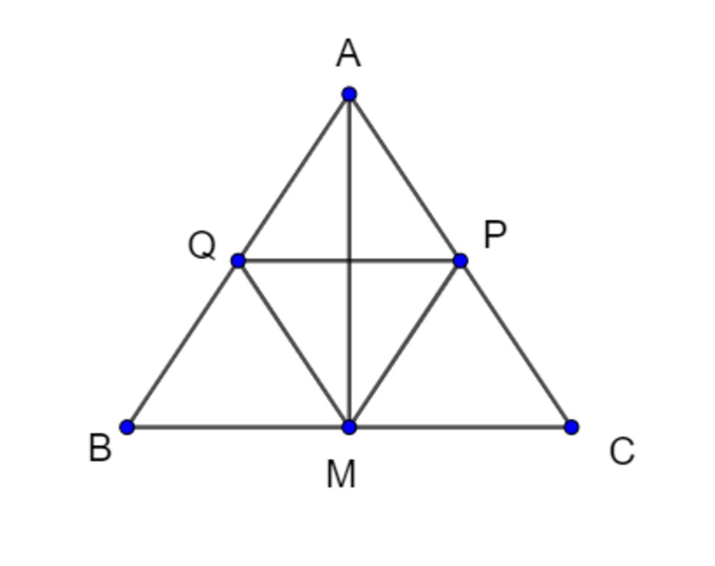 cho-tam-giac-abc-trung-tuyen-am-qua-m-ke-duong-thang-song-song-voi-ac-cat-ab-o-q-qua-m-ke-duong