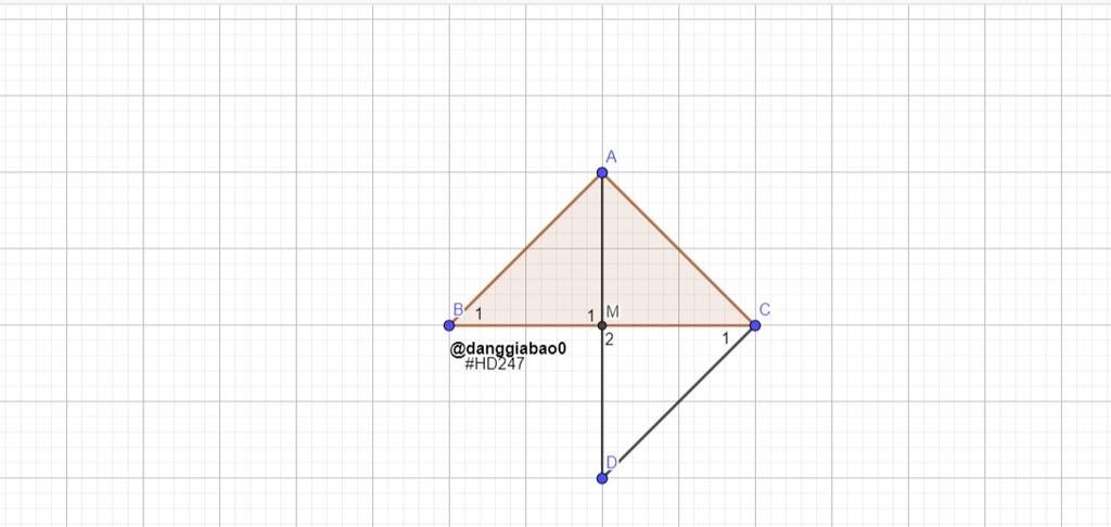 cho-tam-giac-abc-co-ab-ac-m-la-trung-diem-cua-bc-tren-tia-ma-lay-diem-d-sao-cho-m-la-trung-diem