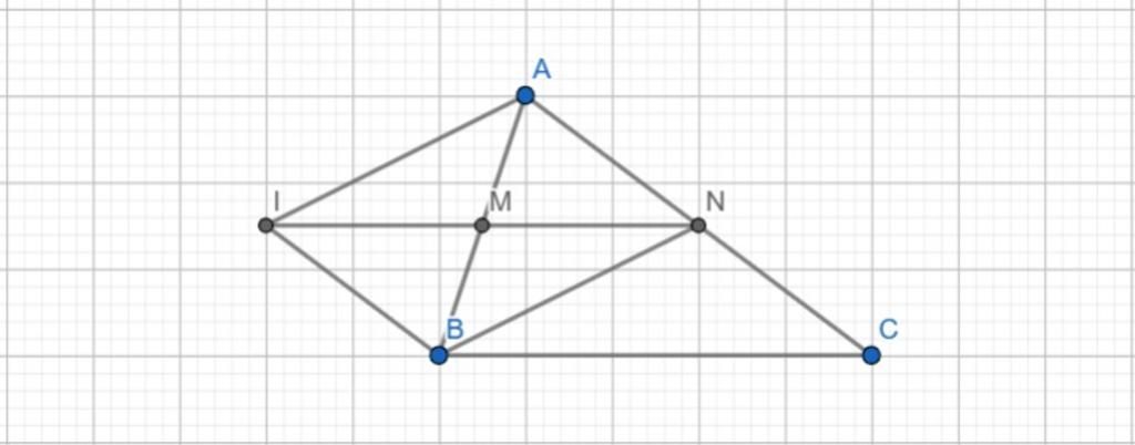bai-9-cho-tam-giac-abc-goi-m-n-lan-luot-la-trung-diem-cua-ab-ac-goi-i-la-diem-doi-ung-voi-n-chun
