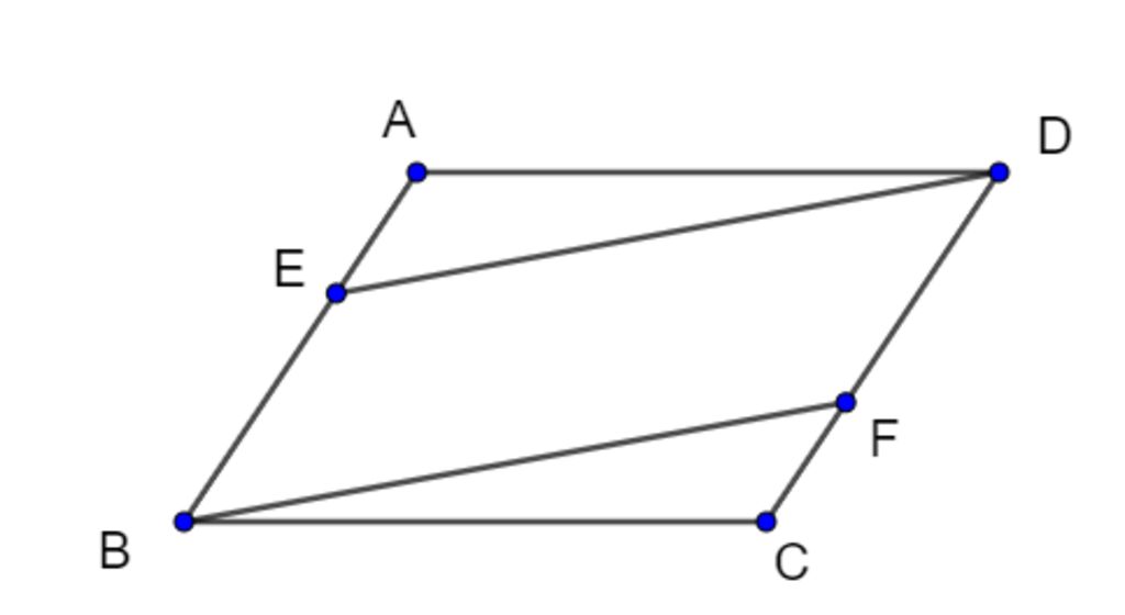 cho-hinh-binh-hanh-abcd-tren-canh-ab-lay-diem-e-tren-canh-cd-lay-diem-f-sao-cho-ae-cf-a-chung-mi