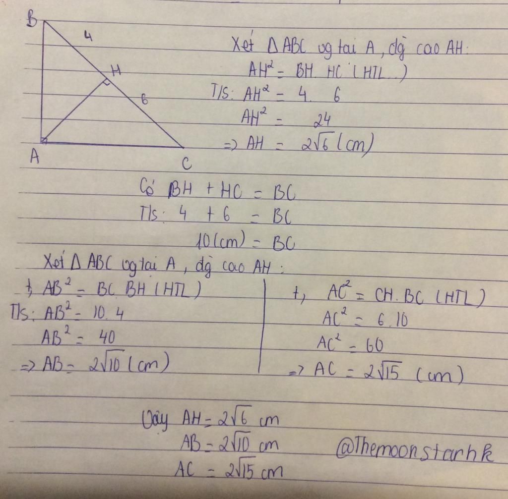 cho-tam-giac-abc-vuong-tai-a-voi-duong-cao-ah-do-dai-bh-4cm-hc-6cm-tinh-do-dai-cac-doac-ah-ab-ac