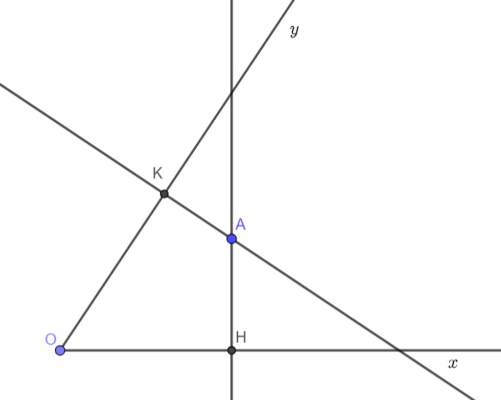 cho-1-goc-oy-la-goc-nhon-lay-diem-a-nam-ben-trong-goc-oy-roi-ve-ah-ak-lan-luot-vuong-goc-voi-o-v