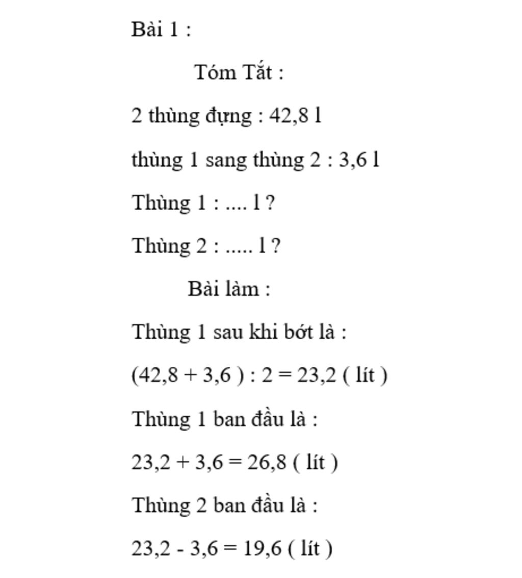 co-hai-thung-dung-tat-ca-42-8-lit-dau-neu-chuyen-3-6-lit-dau-tu-thung-thu-nhat-sang-thung-thu-ha