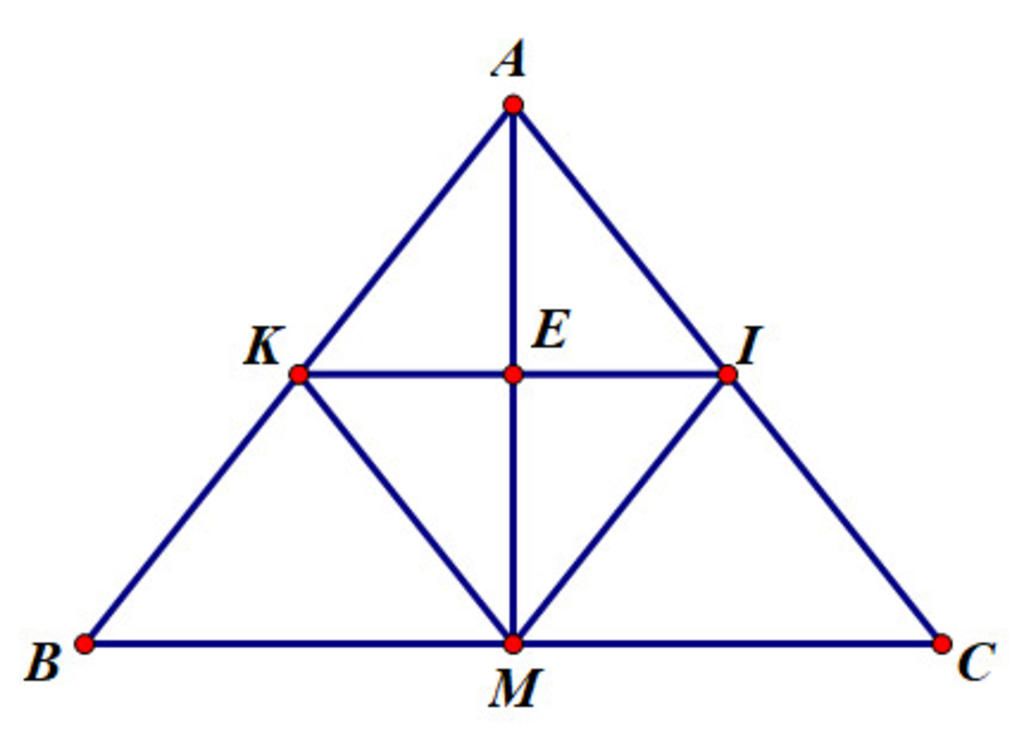 cho-triangle-abc-can-tai-a-duong-trung-tuyen-am-goi-i-k-e-lan-luot-la-trung-diem-cua-ac-ab-am-ch