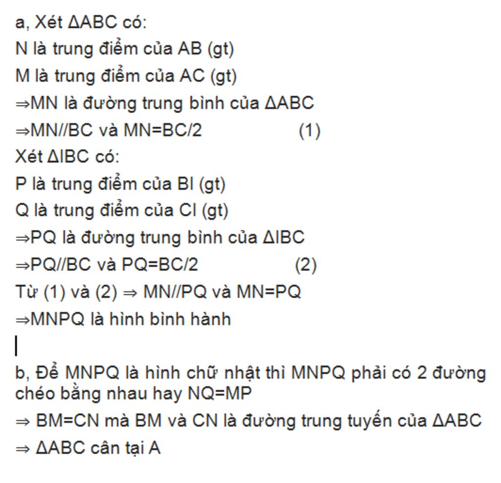 cho-tam-giac-abc-cac-duong-trung-tuyen-bm-cn-cat-nhau-o-i-goi-pla-trung-diem-cua-bi-q-la-trung-d