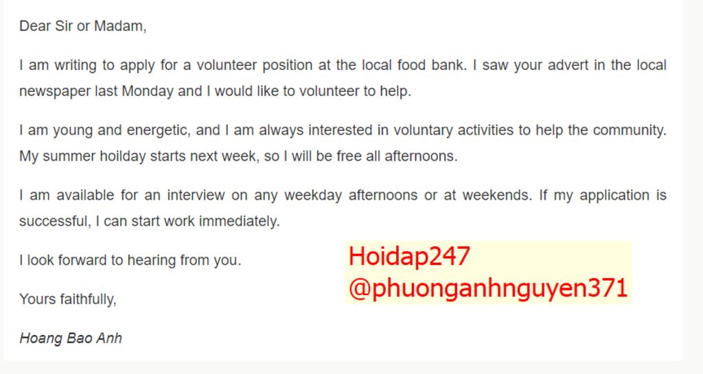 you-saw-this-job-advert-for-a-volunteer-at-the-local-food-bank-and-want-to-apply-write-an-applic
