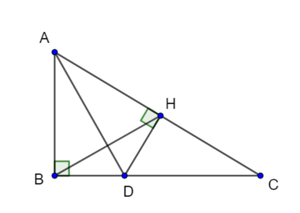 cho-tam-giac-abc-vuong-tai-b-duong-phan-giac-ad-ke-dh-vuong-goc-voi-ac-tai-h-a-chung-minh-tam-gi
