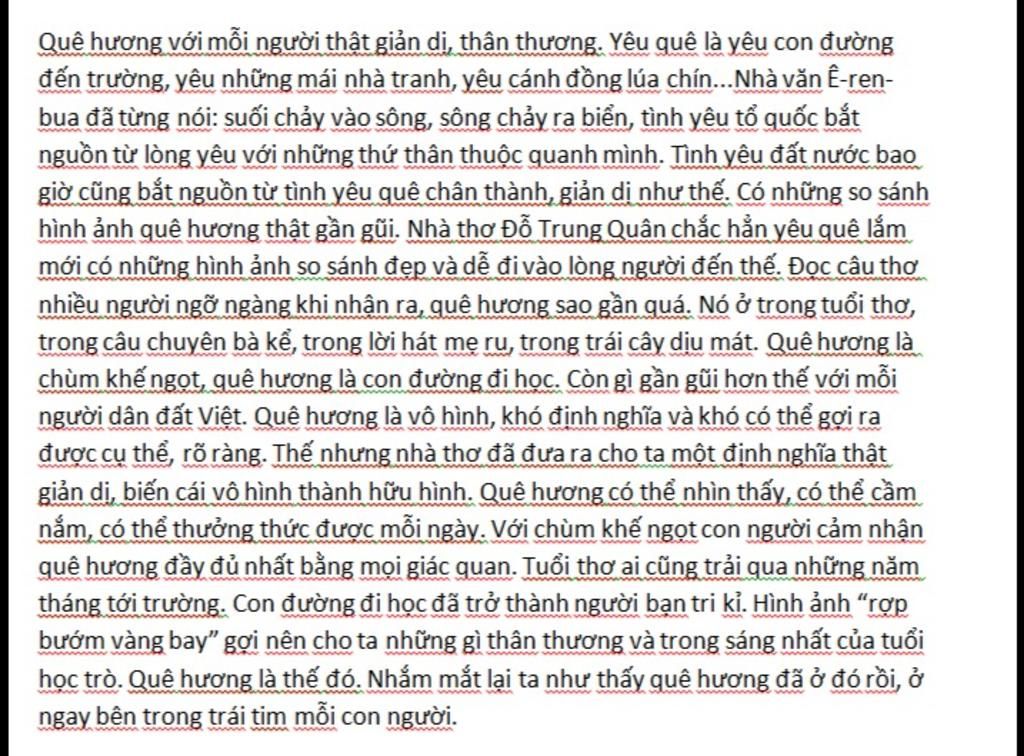 Viết đoạn văn ghi lại cảm xúc về bài thơ "Quê hương" của Đỗ Trung Quân. câu hỏi 5684967 - hoidap247.com