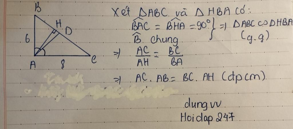 cho-tam-giac-abc-vuong-tai-a-duong-cao-ah-phan-giac-ad-cua-abc-co-ab-6cm-ac-8cm-cmr-ab-ac-bc-ah