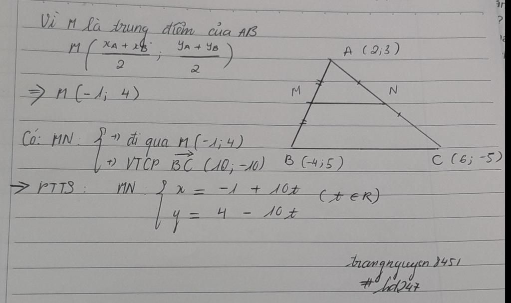cho-tam-giac-abc-co-a-2-3-b-4-5-c-6-5-m-n-lan-luot-la-trung-dien-ab-ac-lap-phuong-trinh-tham-so
