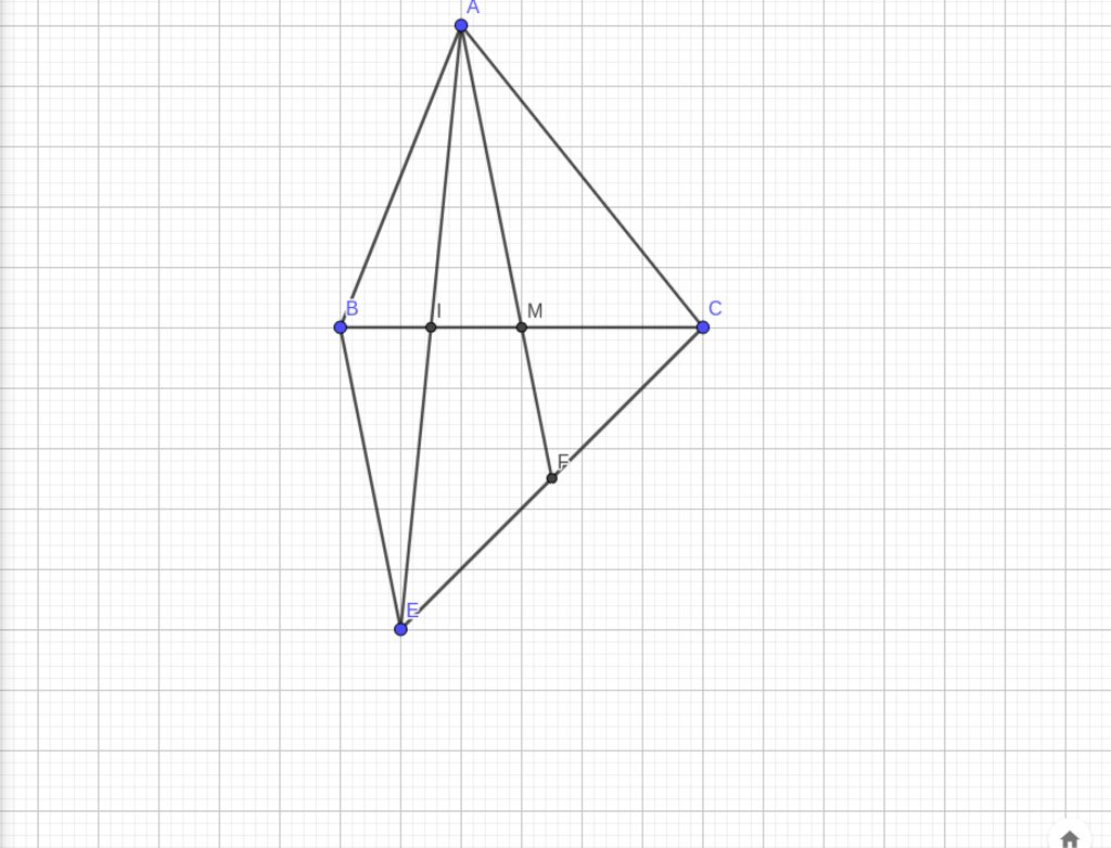 cho-tam-giac-abc-co-trung-tuyen-am-goi-i-la-trung-diem-cua-bm-tren-tia-doi-tia-ia-lay-diem-e-sao