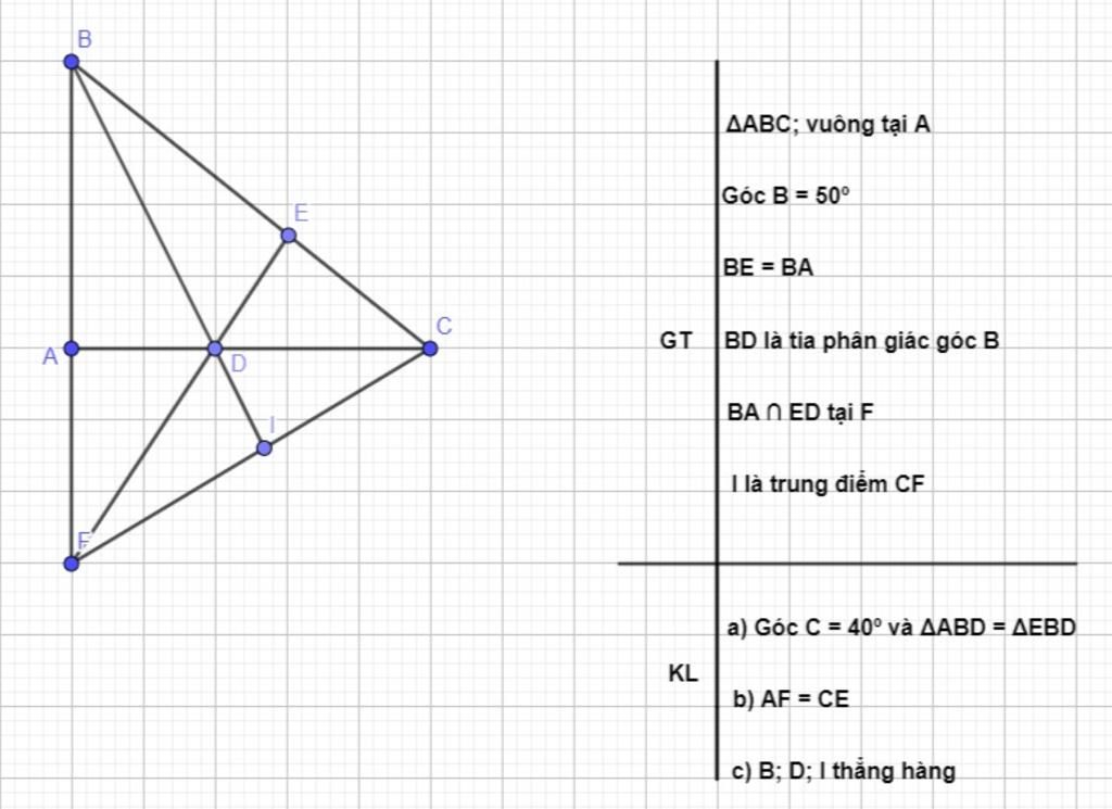 cho-tam-giac-abc-vuong-a-goc-b-50-do-a-tinh-goc-c-va-tren-canh-bc-lay-e-sao-cho-be-ba-tia-phan-g