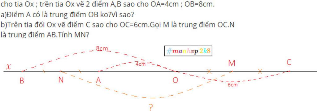 cho-tia-o-tren-tia-o-ve-2-diem-a-b-sao-cho-oa-4cm-ob-8cm-a-diem-a-co-la-trung-diem-ob-ko-vi-sao