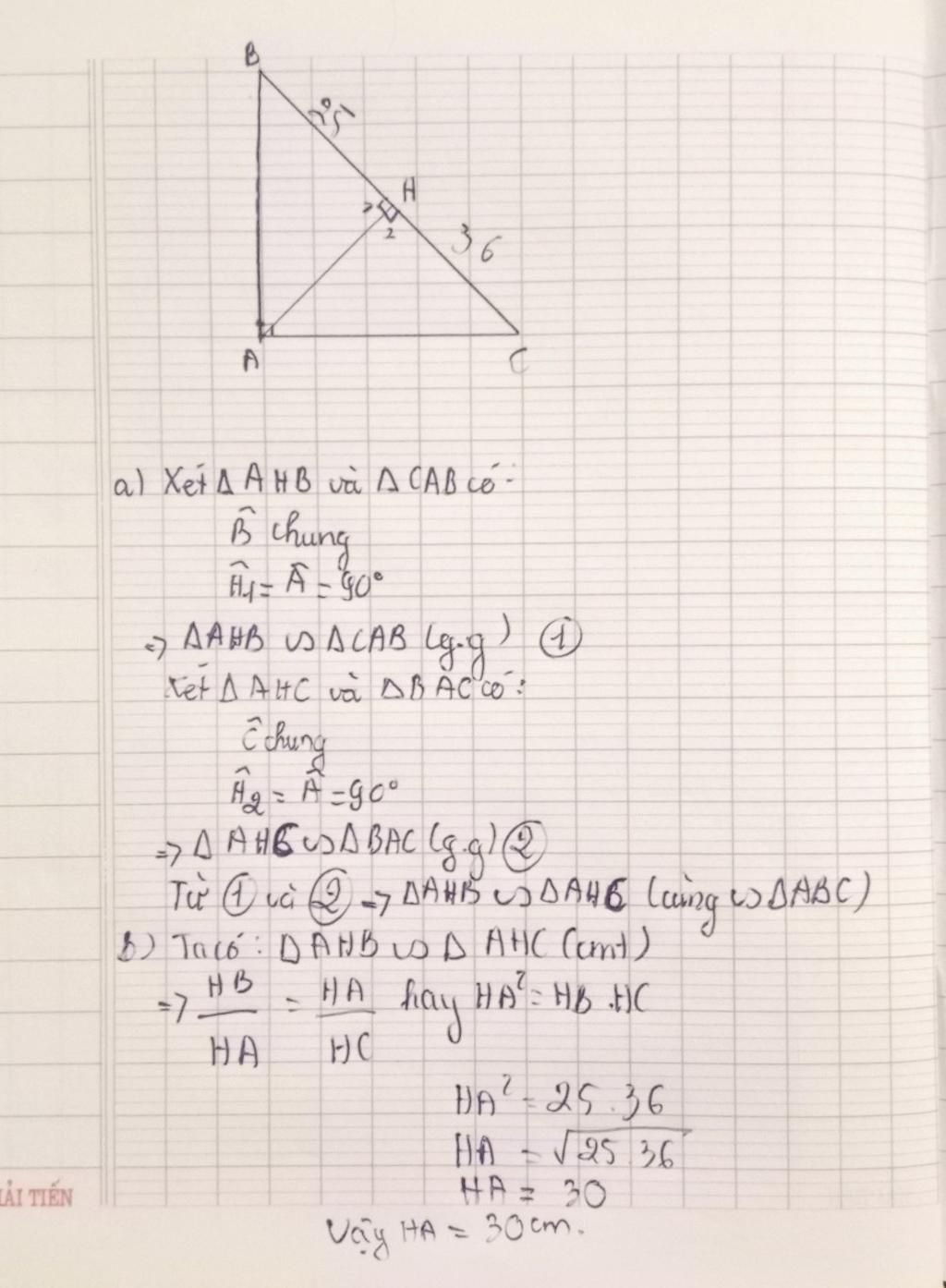 cho-tam-giac-abc-vuong-tai-a-va-co-duong-cao-ah-a-chung-minh-rang-tam-giac-hac-dong-dang-tam-gia