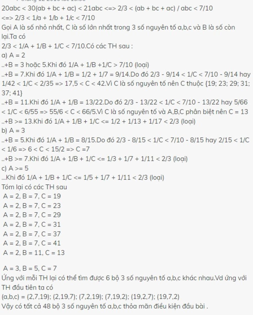 tim-tat-ca-cac-bo-ba-so-nguyen-to-a-b-c-doi-mot-khac-nhau-thoa-man-dieu-kien-20abc-lt-30-ab-bc-c