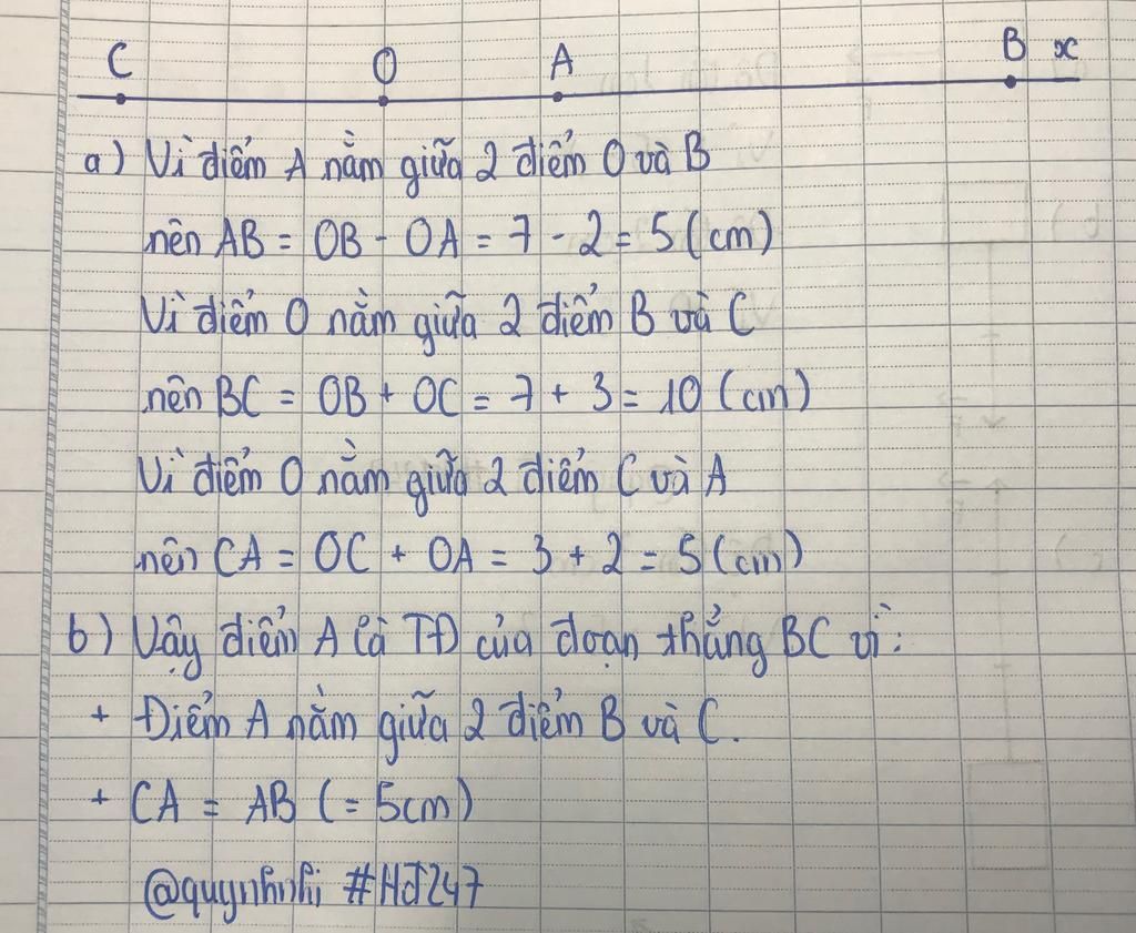V tia ox tr n tia ox l y 2 i m a v b sao cho oa 2cm ob 7cm tr n tia