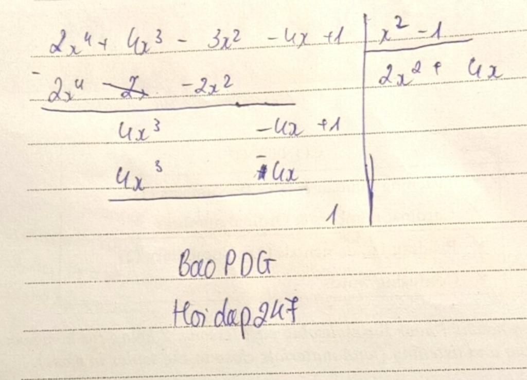 Cho a Th c A x 2x4 4x3 3x2 4x 1a X c nh B c h ng T T Do h ng T Cho a th c a x 2x4 4x3 3x2 4x 1a x c nh b c h ng t t do h ng t