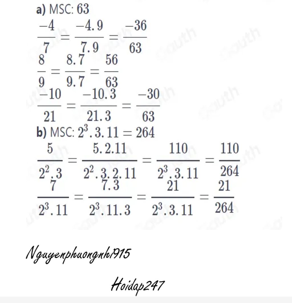 quy-ng-m-u-c-c-ph-n-s-a-dfrac-4-7-dfrac-8-9-v-dfrac