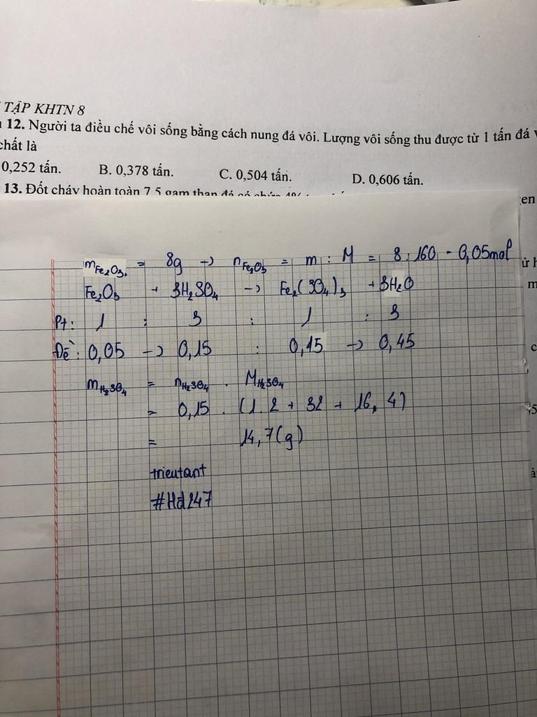 cho-s-fe2o3-h2so4-fe2-so4-3-h2o-cho-8-gam-fe2o3-ph-n-ng