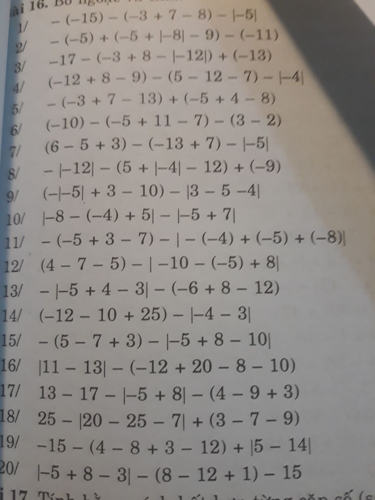 I 16 15 3 7 8 5 1 5 5 8 9 11 2 17 3 8 12 13 3 12 8 9 5 12 7 4 4 3 7 13 5