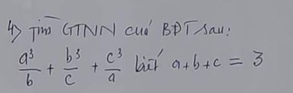Tim Gtnn Của Biểu Thức A B B C C A Biết A B C 34 Tm Gtnn Cu Bptsau 63 A3 Li A4b4c 3 3d