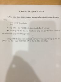 Nội Dung On Tập Mon Văn 6 1 Văn Bản Soạn 2 Bai Trả Lời Theo Hệ Thống Cau Hỏi Trong Sach Giao Khoa Luyện Noi Về Văn Mieu Tả