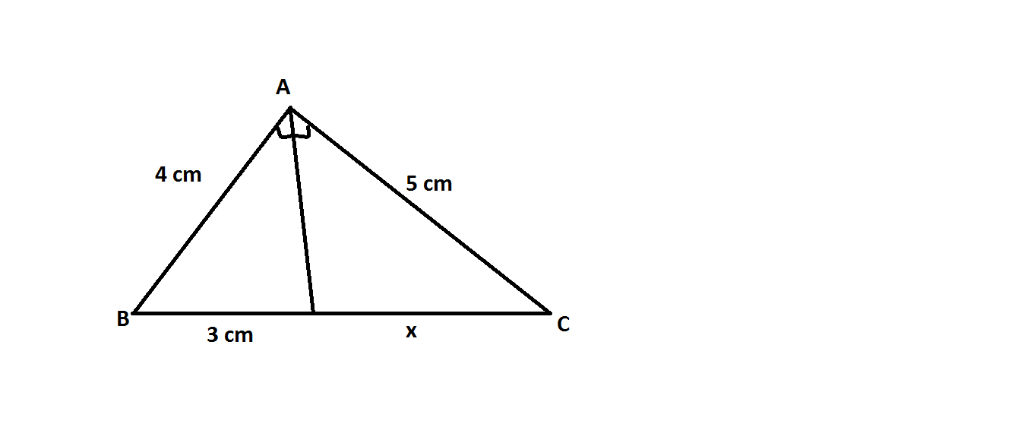 Cho tam giác ABC có AD là đường phân giác trong của góc A. Tìm x ở ...