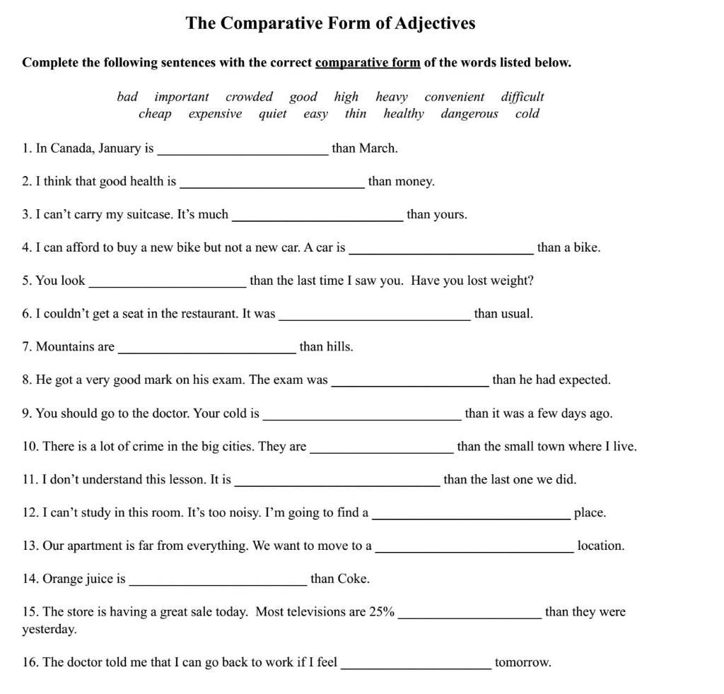 Noisy comparative form. ESL Library com ответы Comparatives and Superlatives. Comparatives and Superlatives Worksheets. Superlative adjectives Worksheets. Comparative and Superlative adjectives Worksheets.