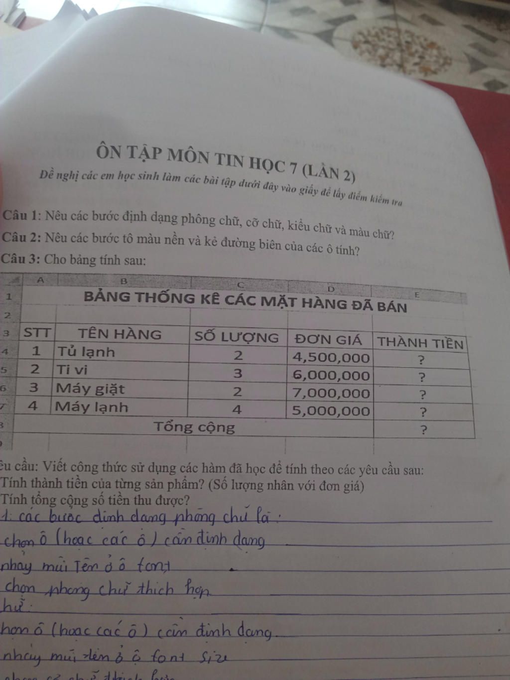 Hướng dẫn chi tiết Các bước định dạng phông chữ trong ô tính Sử dụng dễ dàng