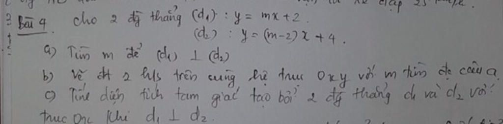 D1 và D2 là hai đường thẳng trong không gian. Tìm cách biểu diễn của chúng dựa trên định thức ma trận?
