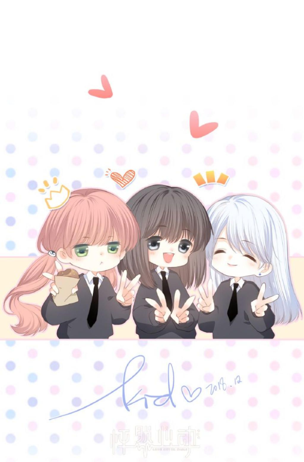 Mn vẽ cho mk 1 nhóm bạn thân nhé gồm 4ng ạ CHIbi: Phải cute, dễ ...