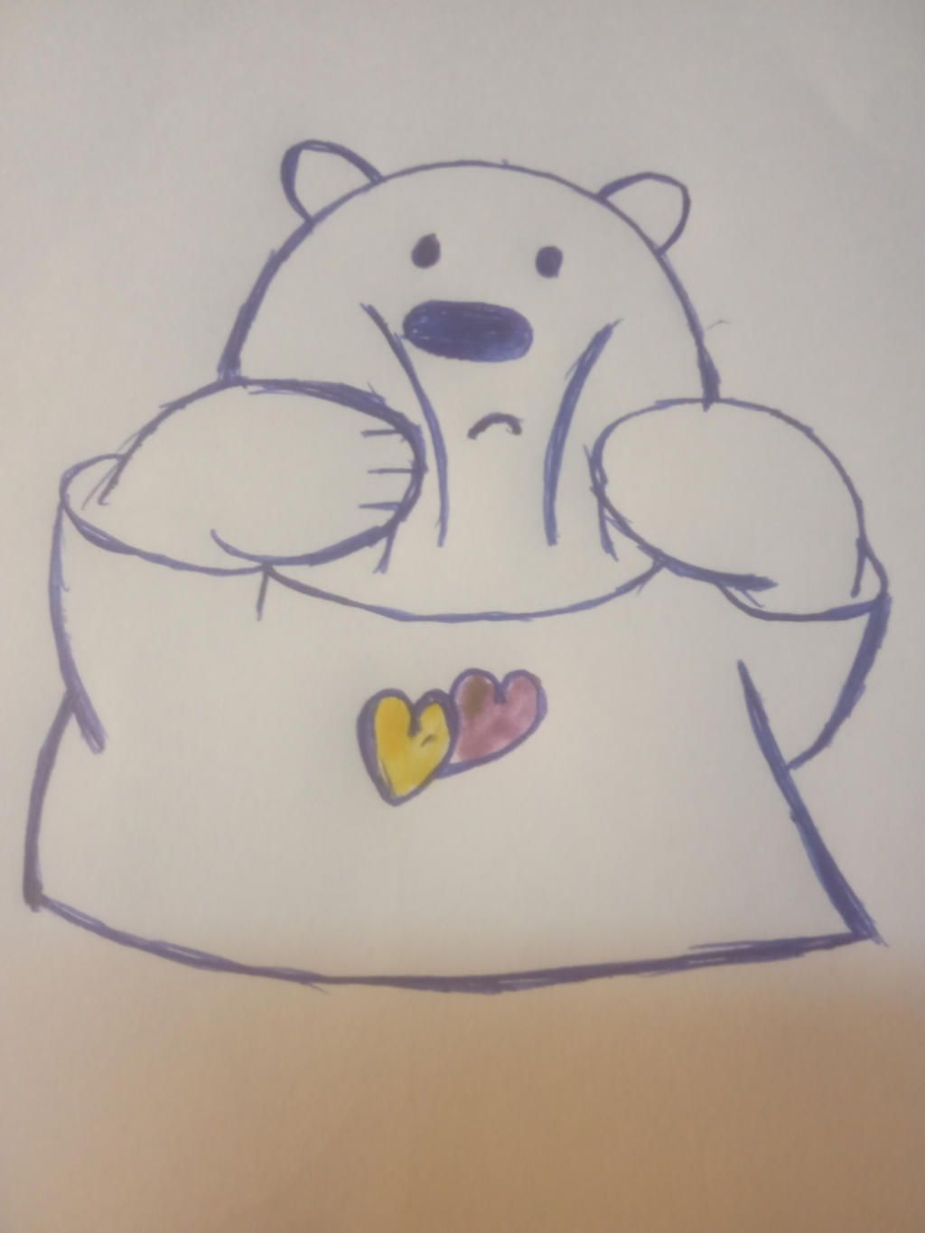 Vẽ Cho E Chú Gấu Trắng Trong Phim 