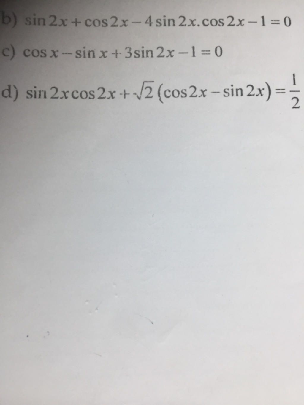 Công thức nào được sử dụng để chuyển đổi 4sin2x.cos2x thành một biểu thức khác?
