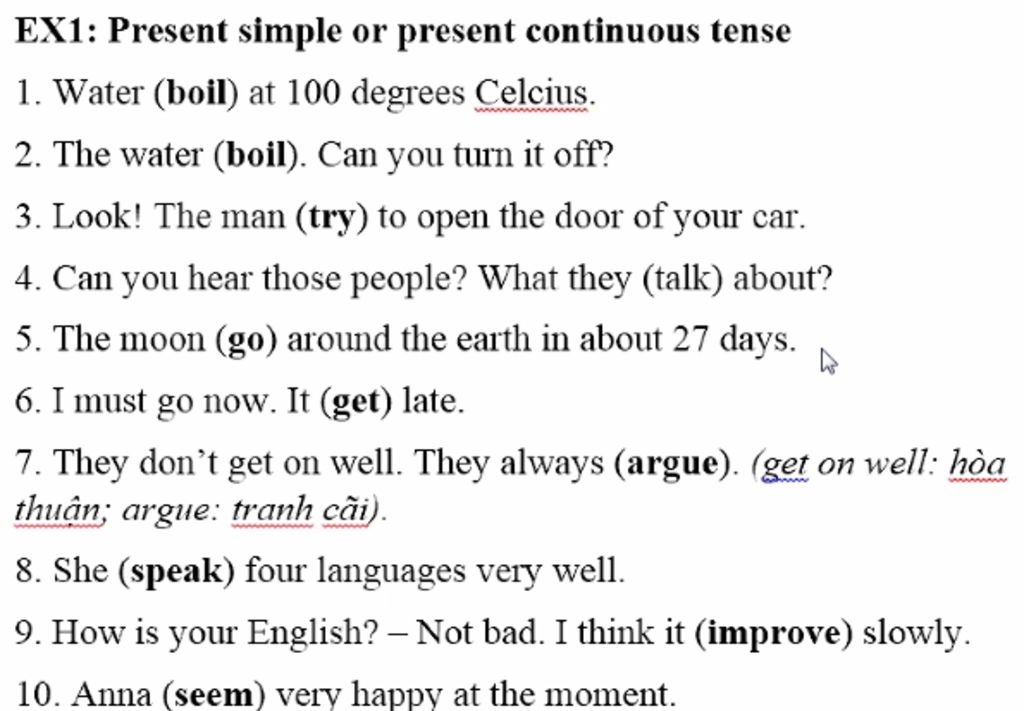 ex1-present-simple-or-present-continuous-tense-1-water-boil-at-100