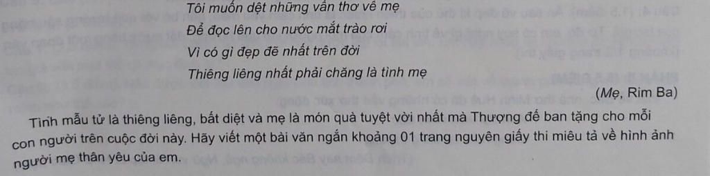 Tôi muốn dệt những vẫn thơ về mẹ Để đọc lên cho nước mắt trào rơi ...