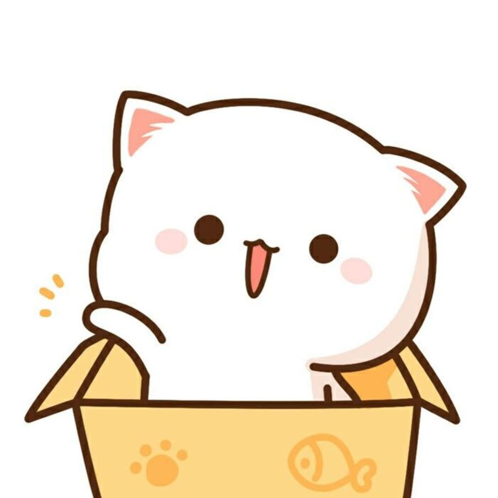 Ảnh mèo cute hoạt hình hình mèo cute anime dễ thương nhất METAvn