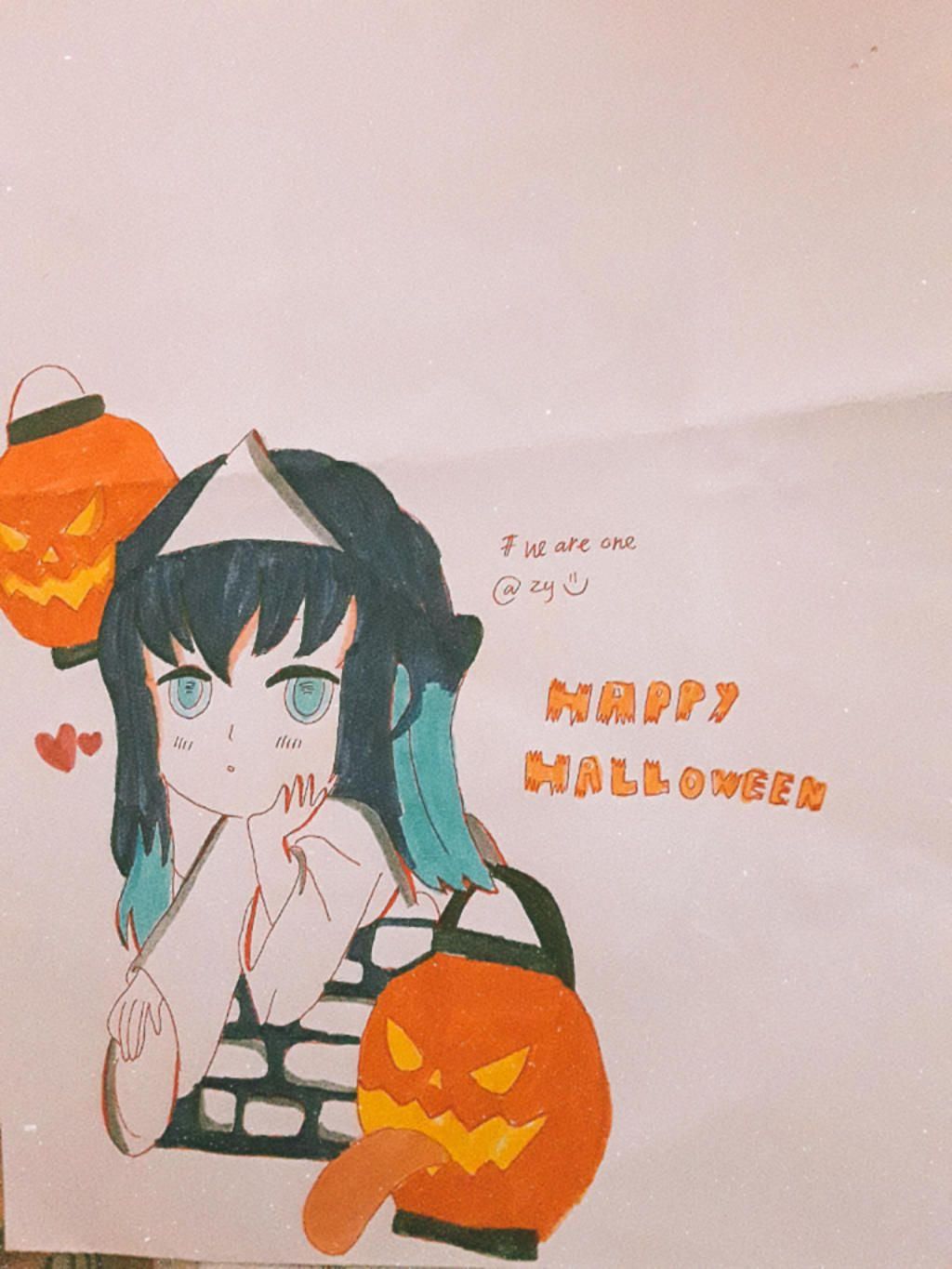 Vẽ anime/chibi Halloween: \
