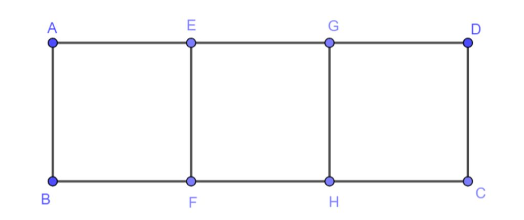 Tính toán biết tổng chu vi của 3 hình vuông là 48 trong toán học