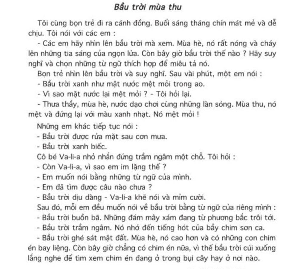 dựa theo cách dùng từ ngừ ở mẫu chuyện trên , viết một đoạn văn ...