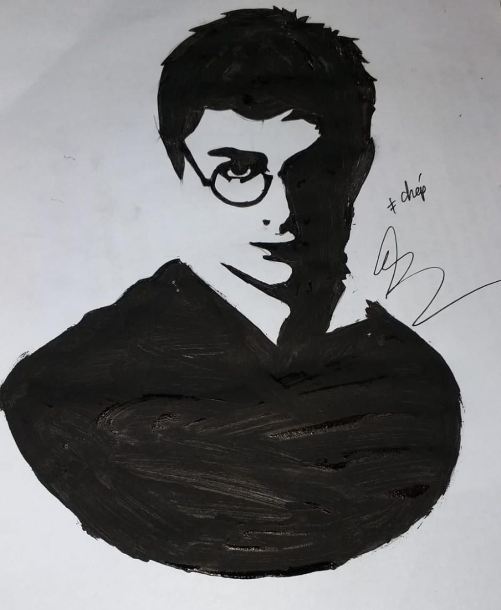 Vẽ Giúp Mình Chân Dung Trắng Đen Harry Potter Ạ Và Kể Tên 1 Số Idol Nhạc  Họa Vẽ Chân Dung Đẹp Đây Là Trang Mình Vẽ Nè :3 Các Bạn Nhận