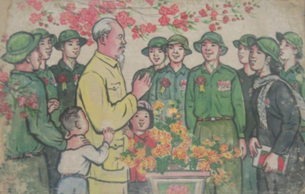 Tuyết trình dùm mk tranh chú bộ đội này với ạ ! (đang cần gấp) câu hỏi  1469177 