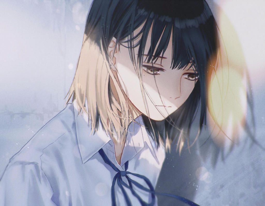 BST 999 Hình ảnh Anime buồn khóc cô đơn mang nhiều tâm trạng