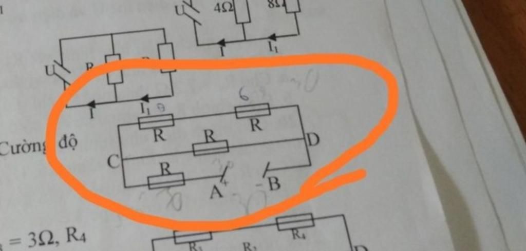 Bạn đang muốn nâng cao kiến thức về mạch điện, trở, điện áp và dòng điện? Hãy cùng khám phá ảnh liên quan đến đề bài: Cho một mạch điện như hình vẽ R=6ôm, Uab=30v.cường độ dòg điện... Bằng cách giải quyết bài tập này, bạn sẽ đạt được kiến thức về cách tính trở, điện áp và dòng điện trong mạch điện một cách chính xác và nhanh chóng.