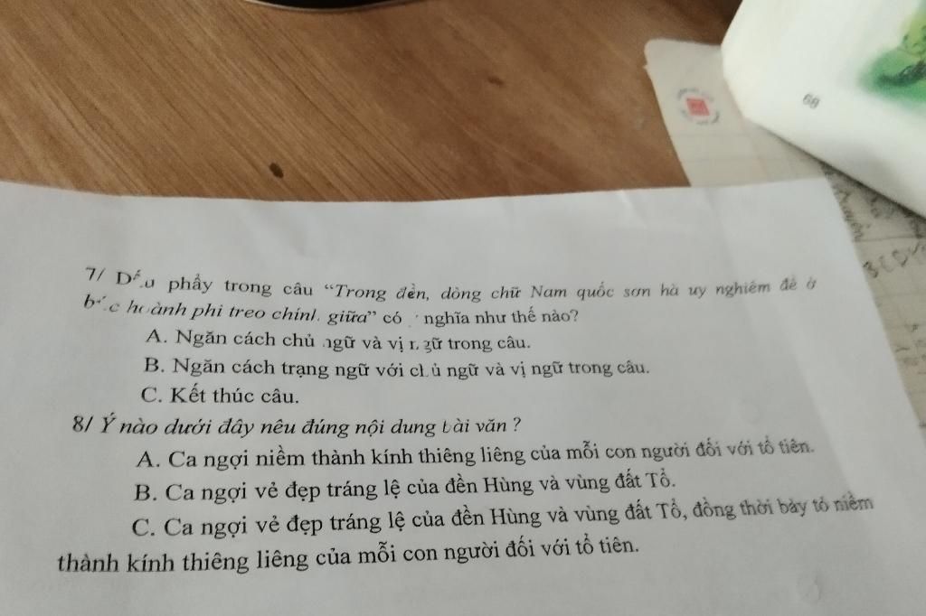 Đọc bài phong cảnh đền Hùng trang 68 tiếng Việt lớp 5 tập 2 giúp mik bài  8,7* D'u phây trong câu 