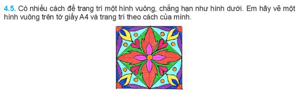 Tuyển chọn những bài vẽ trang trí hình vuông đẹp nhất 