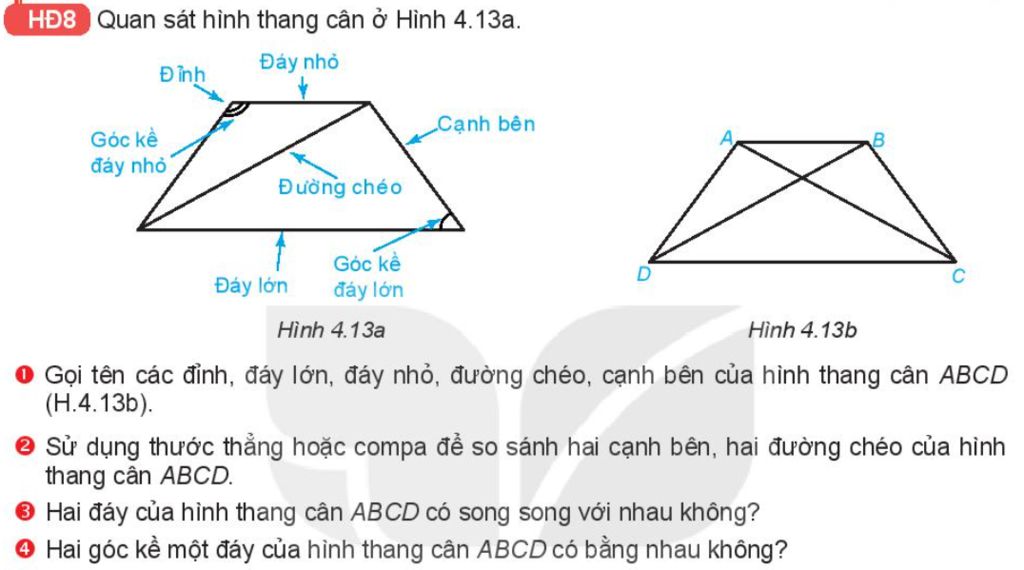 Công thức tính diện tích hình thang thường vuông cân  QuanTriMangcom