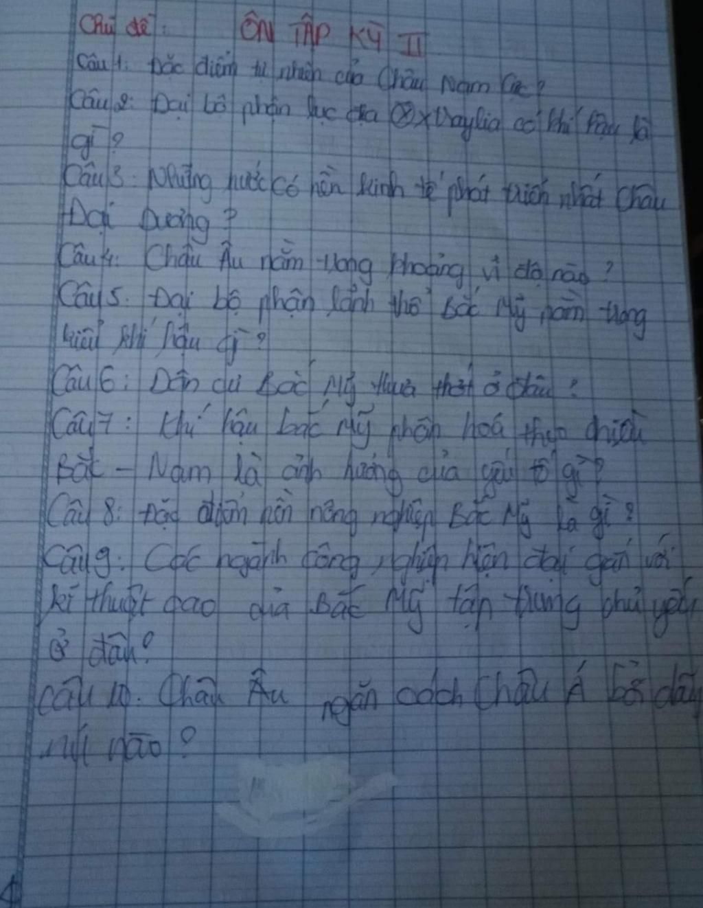 Cái này là trắc nghiệm môn địa lý nhà ko phải là tự luận đâu đó mn đừng ...