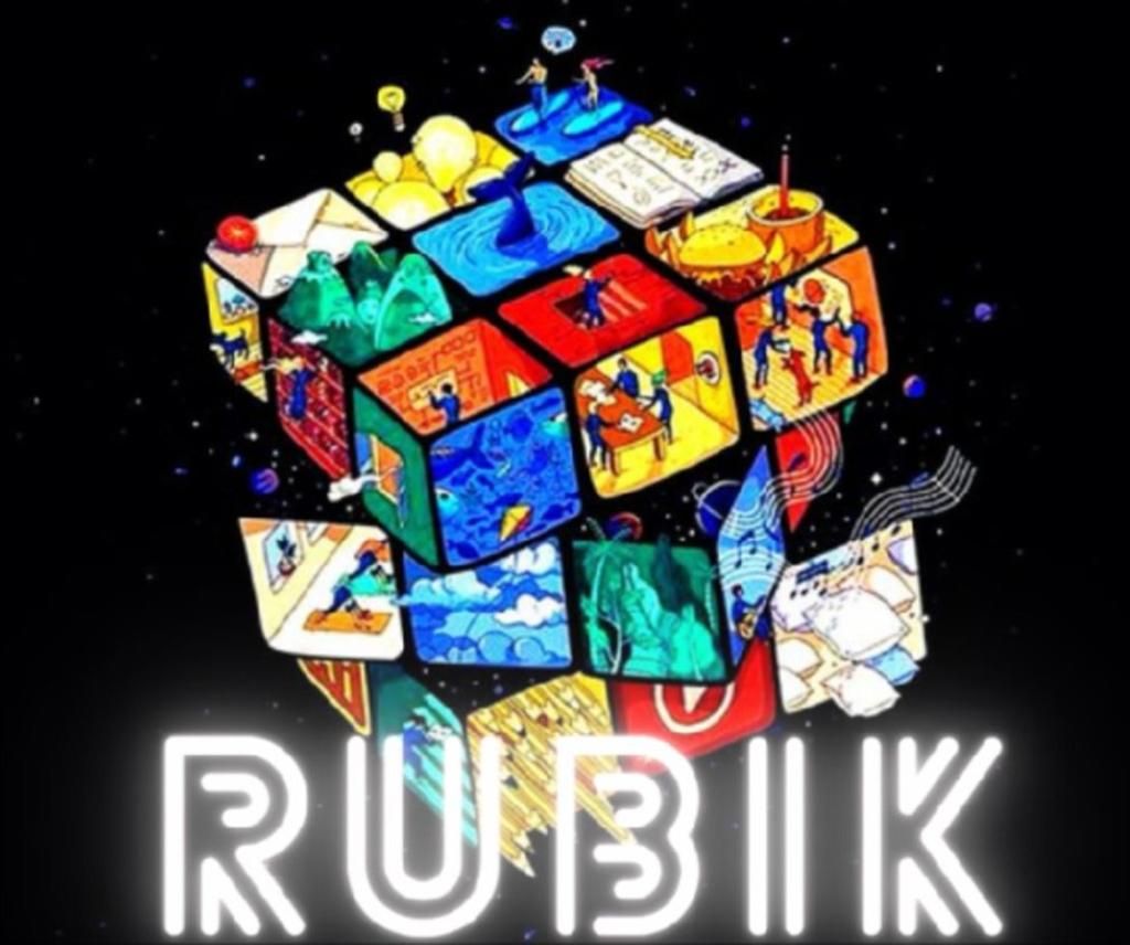 Ai lm cho mik logo rubik có chữ KR với giống hình ảnh ở dưới nha ...