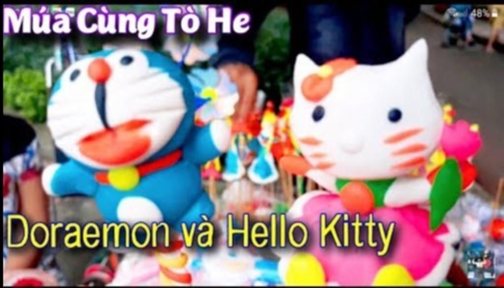 Vẽ Anime ( Chibi ) Nl : Hồi Lớp 2 Nặn Xong Mấy Cái Này, Ra Con Doraemon, Cứ  Tưởng Mk Lãi Đc Kẹo Mút Doraemon, Ai Ngờ Vừa Cắn Vô Cái